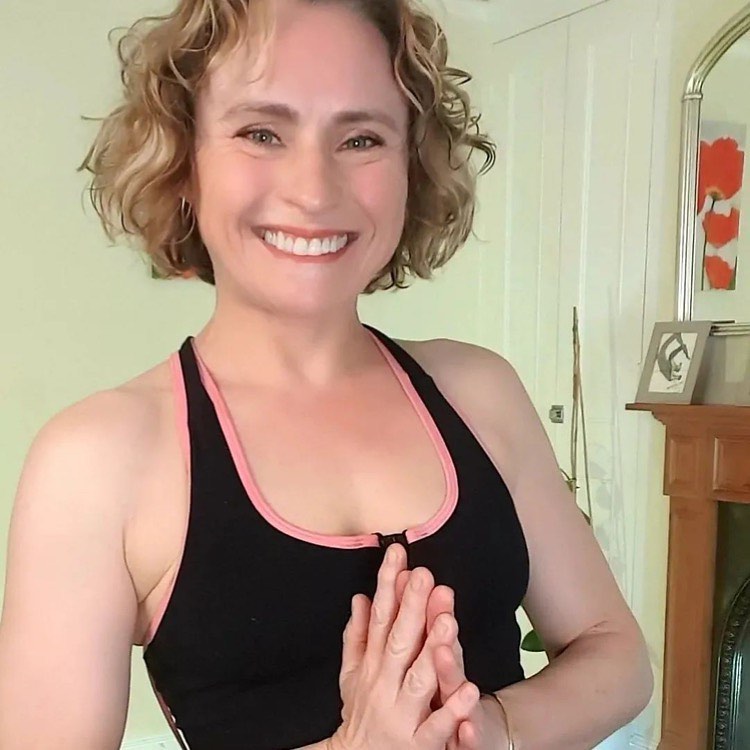 The Power of Yoga by Natalie, wearing NYSM Activewear