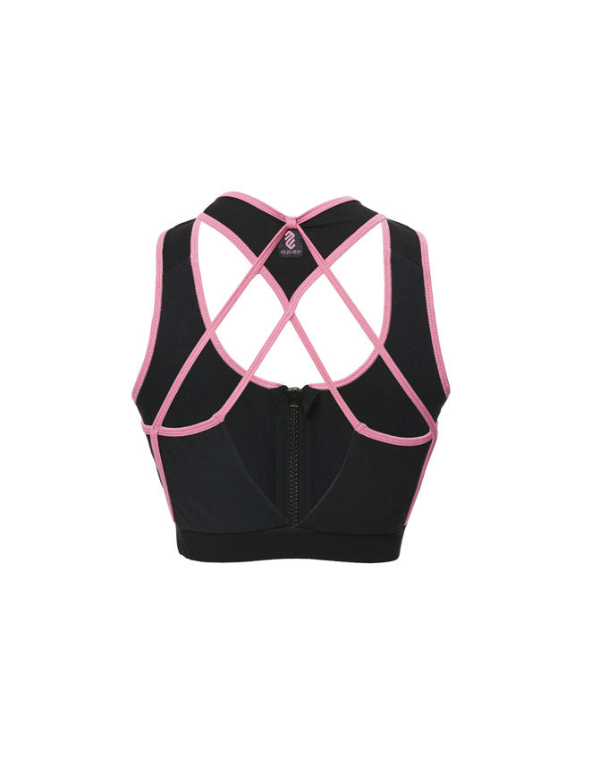 NYSM Bra Top is zip fastened at the front
